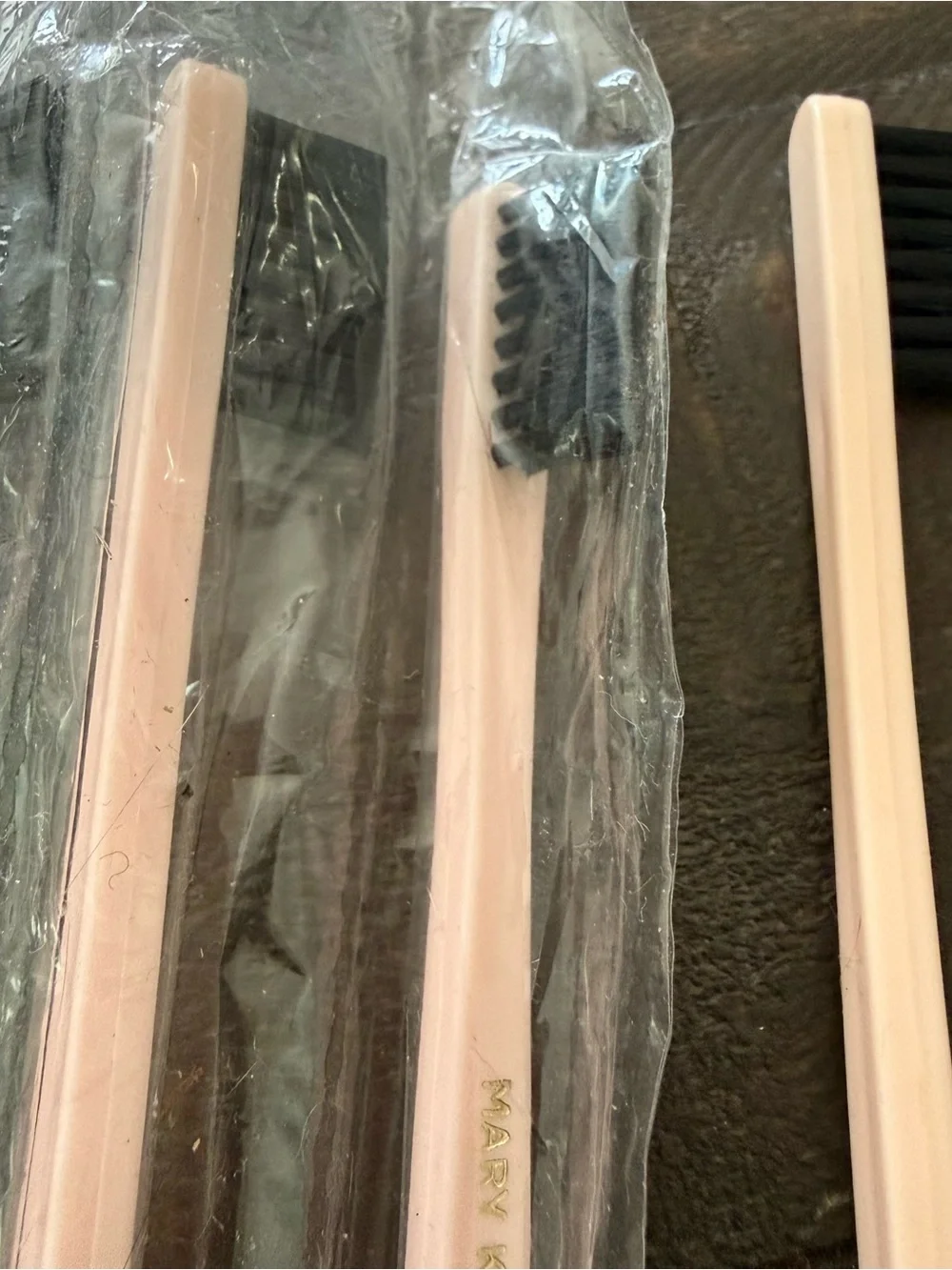 Mary Kay Cosmetics Pink Eyebrow Brushes Three New